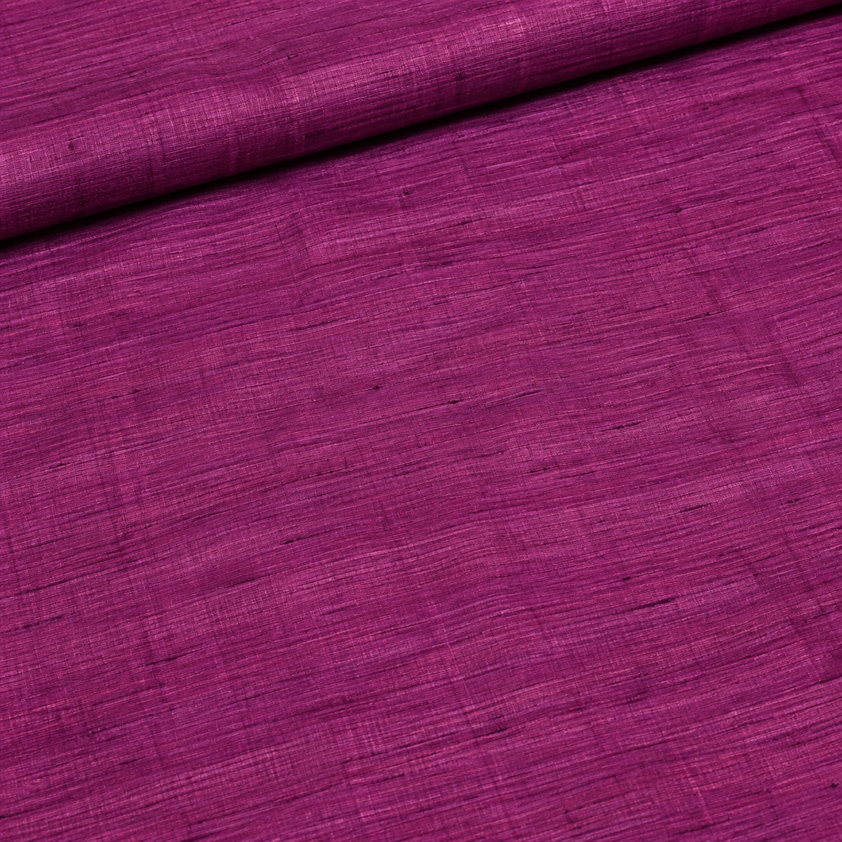 Handwoven Bhagalpuri Purple Tussar Ghicha Silk Saree