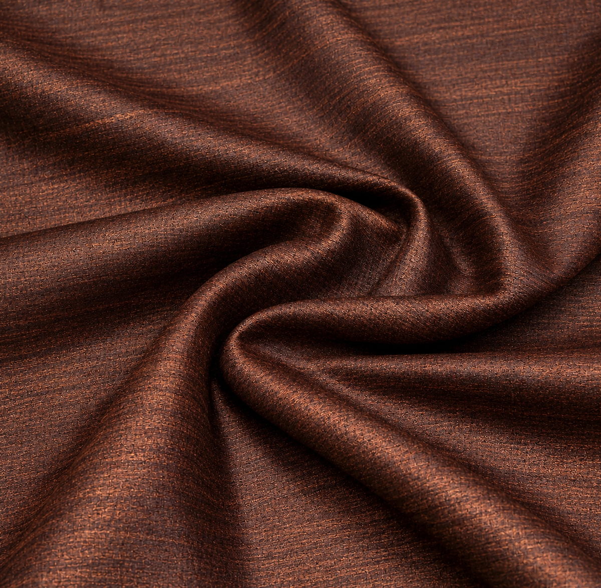 Handwoven Bhagalpuri Brown Tussar Ghicha Silk Saree